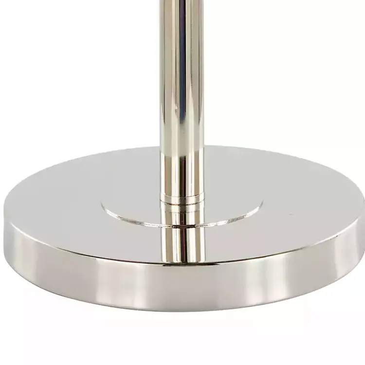 Table Lamps-Kirklands Home Silver Metal Lila Table Lamp