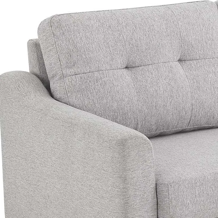 Sofas & Loveseats-Kirklands Home Light 2-pc. Loveseat & Ottoman Set Gray