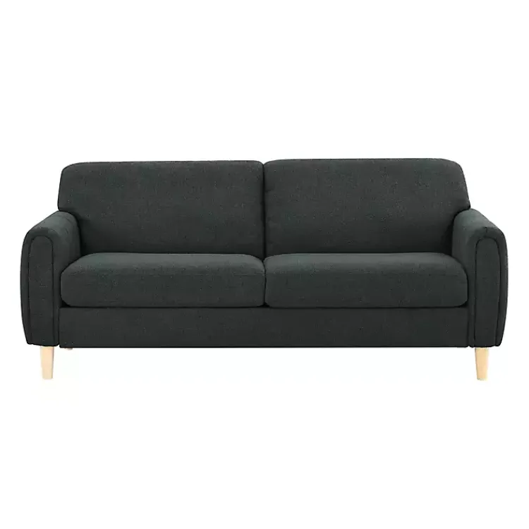 Sofas & Loveseats-Kirklands Home Charcoal Lyon Sofa Gray