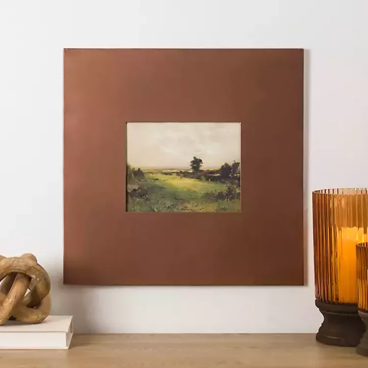 Framed Art-Kirklands Home Valley Views Metal Framed Art Print Green