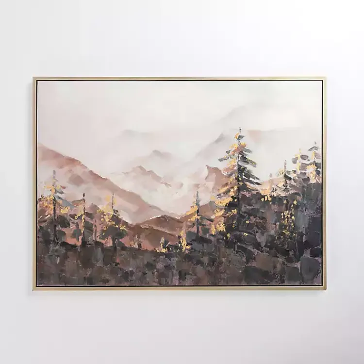 Canvas Art-Kirklands Home Fall Mountain Scene Framed Canvas Art Print
