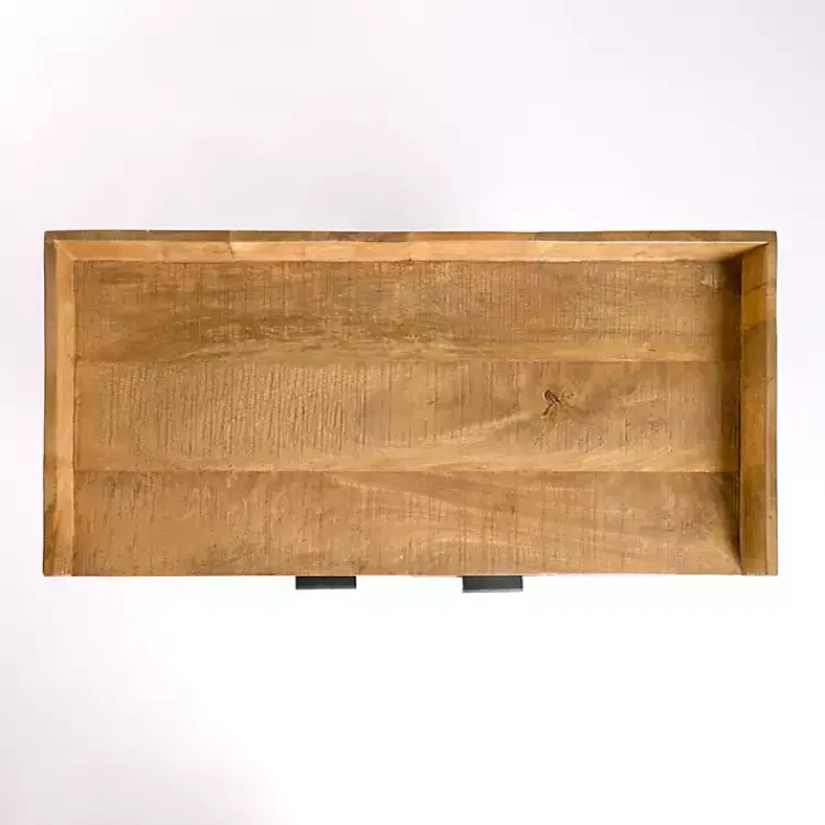 Cabinets & Sideboards-Kirklands Home Easton Mango Wood Bar Cabinet Tan