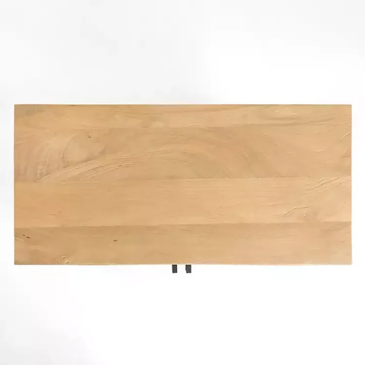 Cabinets & Sideboards-Kirklands Home Natural Arch Cane and Wood Cabinet Tan