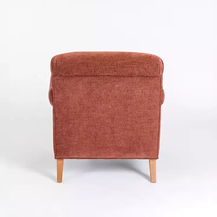 Accent Chairs-Kirklands Home Cinnamon English Armchair Red