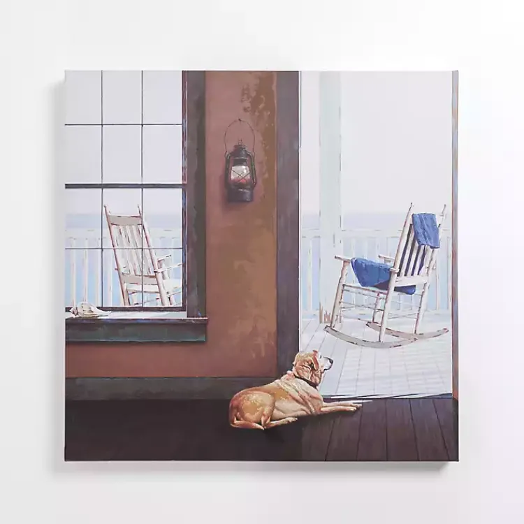 Canvas Art-Kirklands Home Looking Out At Sea Canvas Art Print