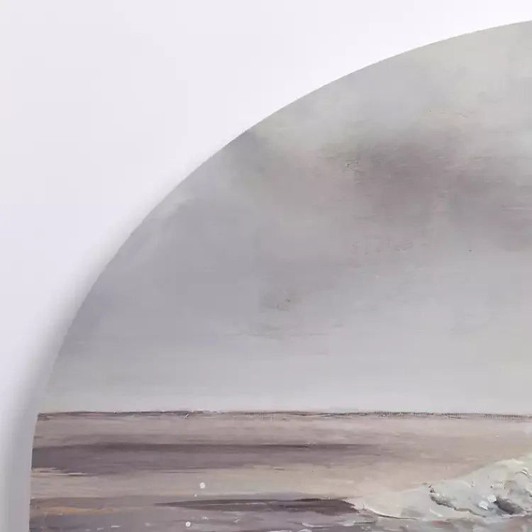 Canvas Art-Kirklands Home Arched Shoreline Canvas Art Print Gray