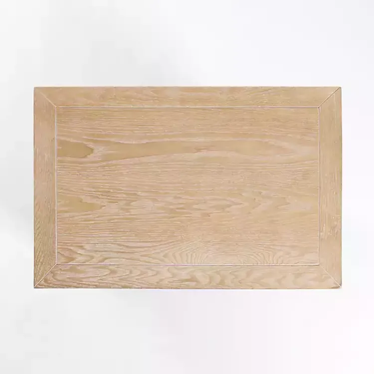 Cabinets & Sideboards-Kirklands Home Natural Wood Open Shelf Modular Cabinet Tan