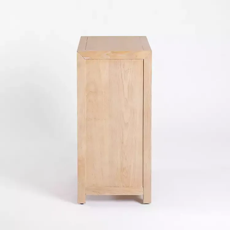 Cabinets & Sideboards-Kirklands Home Natural Wood Closed Modular Cabinet Tan