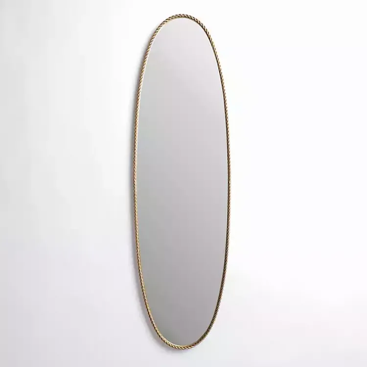 Decorative Mirrors-Kirklands Home Gold Artemis Twist Frame Wall Mirror