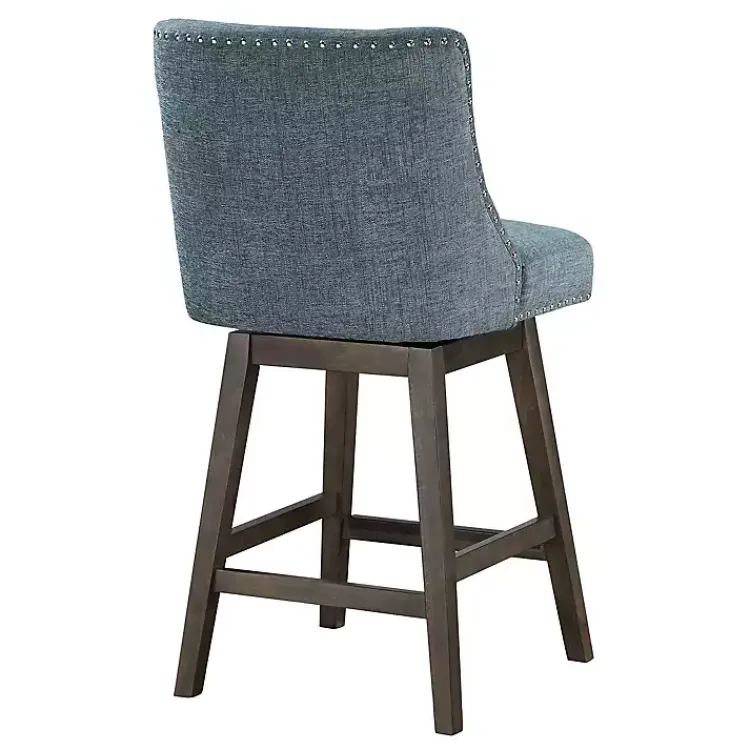 Bar Stools & Counter Height Stools-Kirklands Home Navy Greenfield Counter Stool Blue