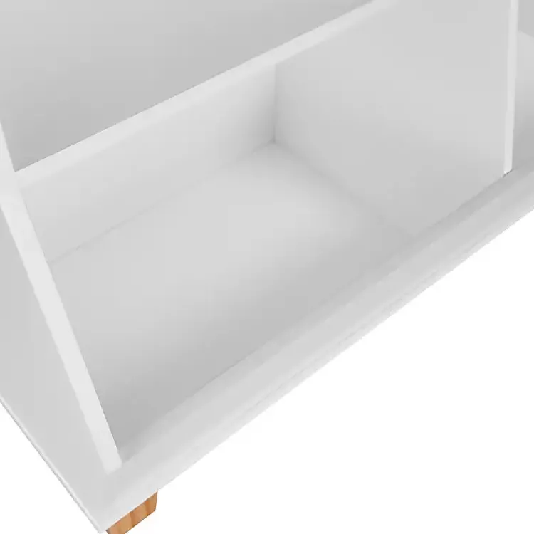 Bookshelves-Kirklands Home Multi Cubby Organizer Bookshelf White