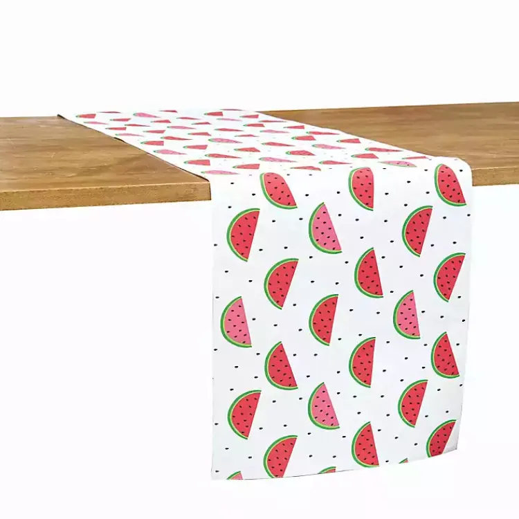 Table Linens-Kirklands Home Whimsical Watermelon Table Runner