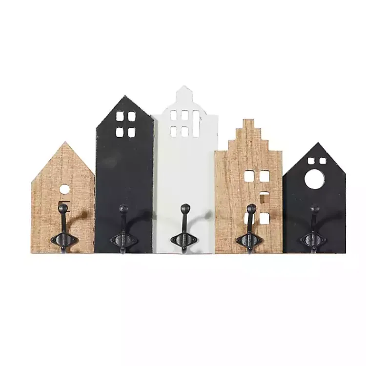 Hooks-Kirklands Home Multicolor Wood Building Wall Hooks