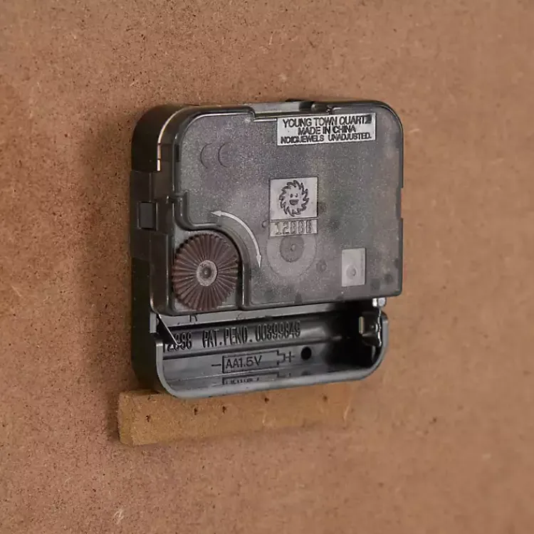 Clocks-Kirklands Home Antique Gold Metal Scroll Wall Clock