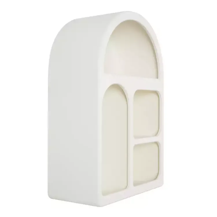 Shelves-Kirklands Home Cream Geometric Arch Wall Shelf