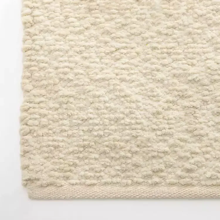 Area Rugs-Kirklands Home Boucle Runner, 2x6 Ivory