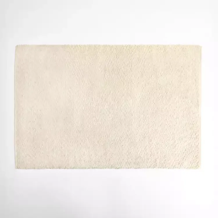 Accent Rugs-Kirklands Home Boucle Handwoven Scatter Rug Ivory