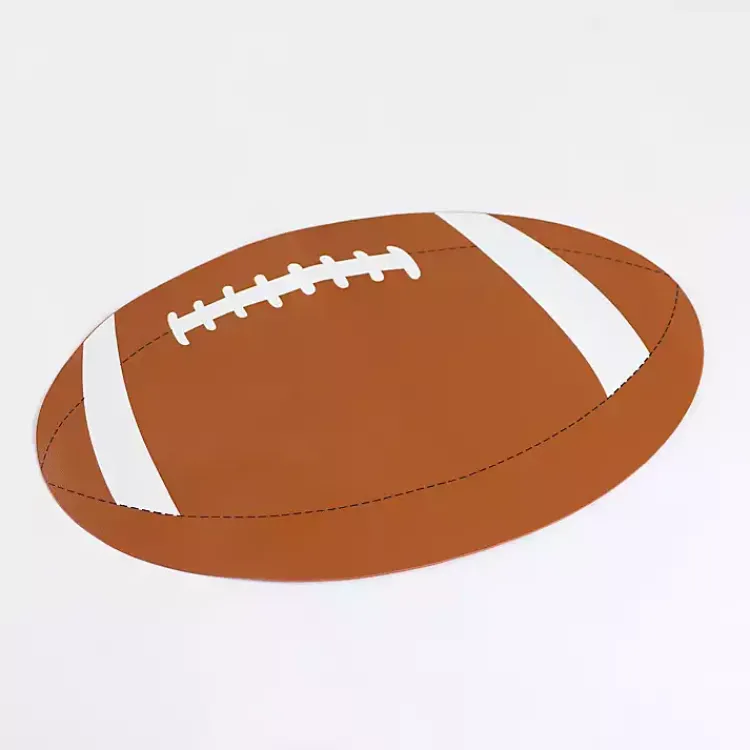 Table Linens-Kirklands Home Football Shaped Placemat