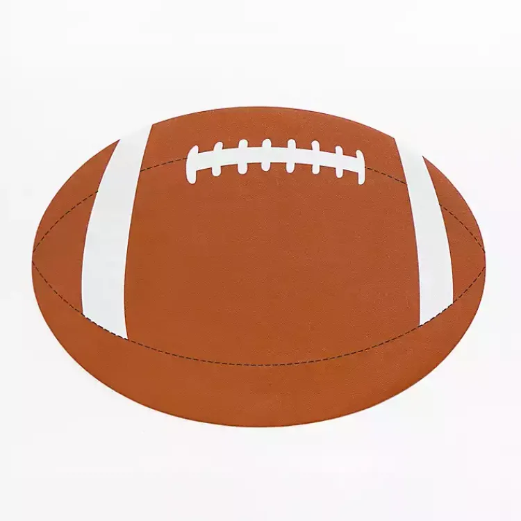 Table Linens-Kirklands Home Football Shaped Placemat