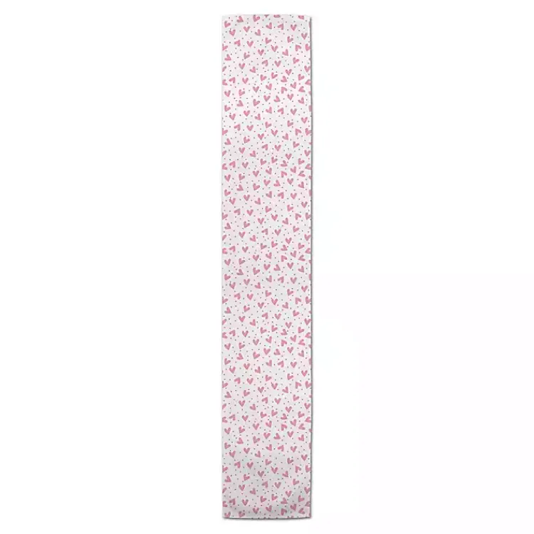 Table Linens-Kirklands Home Polka Dot Hearts Table Runner, 72 in.