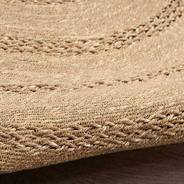 Area Rugs-Kirklands Home Natural Seagrass Indoor/Outdoor Area Rug, 4x4 Tan