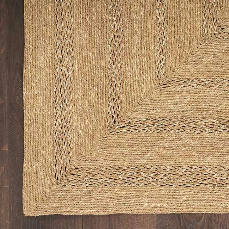 Area Rugs-Kirklands Home Natural Seagrass Indoor/Outdoor Area Rug, 4x6 Tan