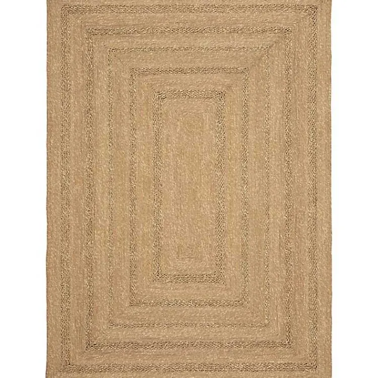 Area Rugs-Kirklands Home Natural Seagrass Indoor/Outdoor Area Rug, 5x7 Tan