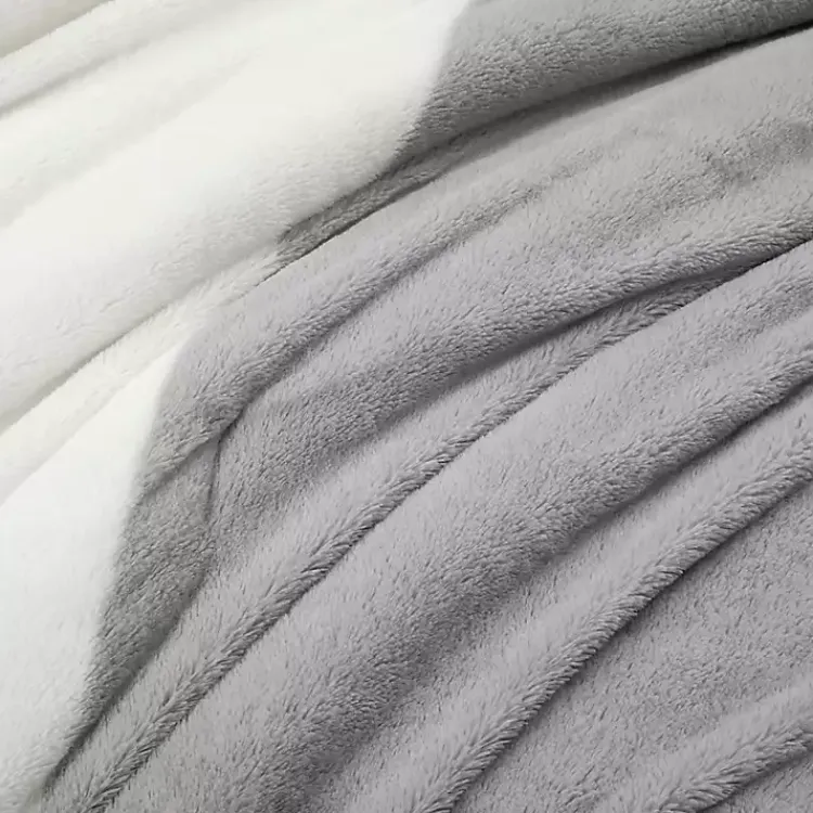 Comforters-Kirklands Home Color Block 3-pc. Full/Queen Comforter Set Gray