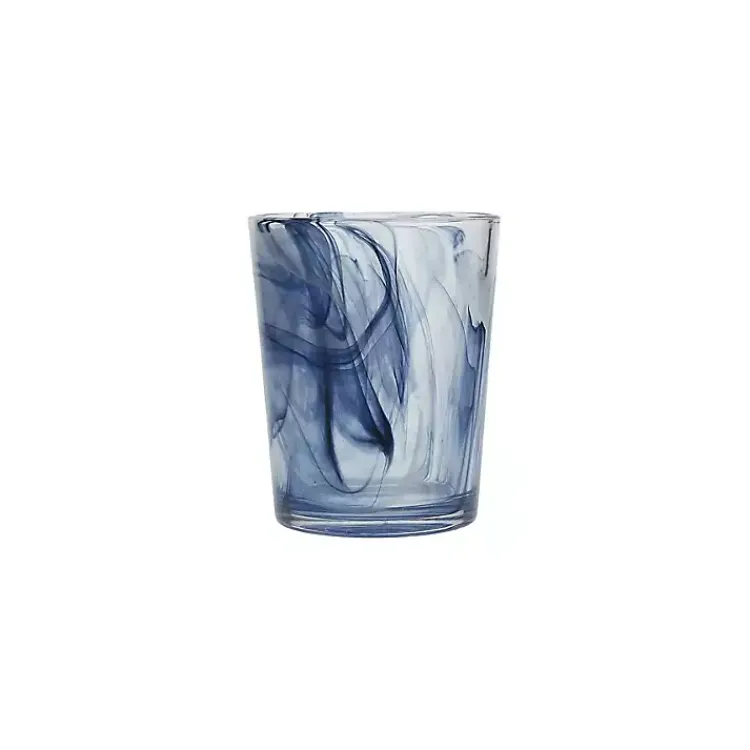 Glassware & Drinkware-Kirklands Home Fortessa Swirl Short Glasses, Set of 6 Blue