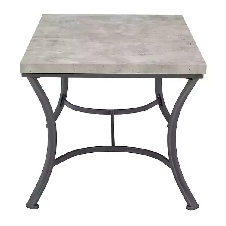 Coffee Tables-Kirklands Home Faux Concrete 3-pc. Coffee & Side Table Set Tan