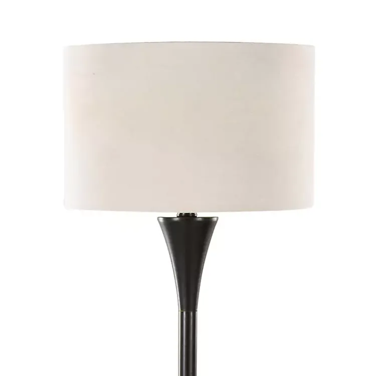 Floor Lamps-Kirklands Home Bronze Metal Hourglass Floor Lamp Brown