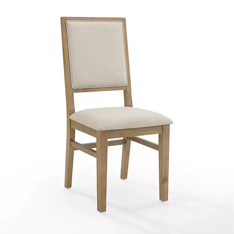 Dining Chairs-Kirklands Home Natural Cream Upholstered Dining Chairs, Set of 4 Ivory