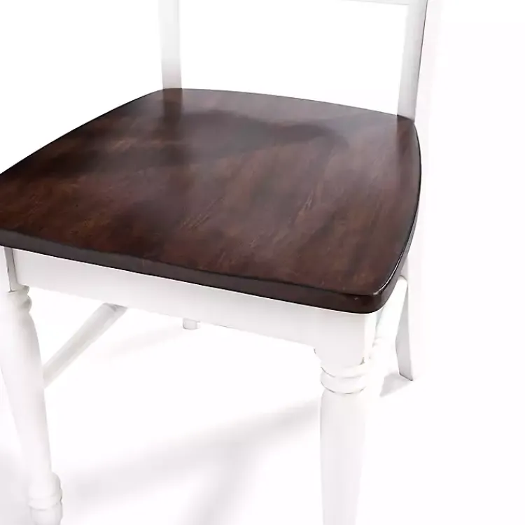 Dining Chairs-Kirklands Home Wood Farmhouse Dining Chairs, Set of 4 White