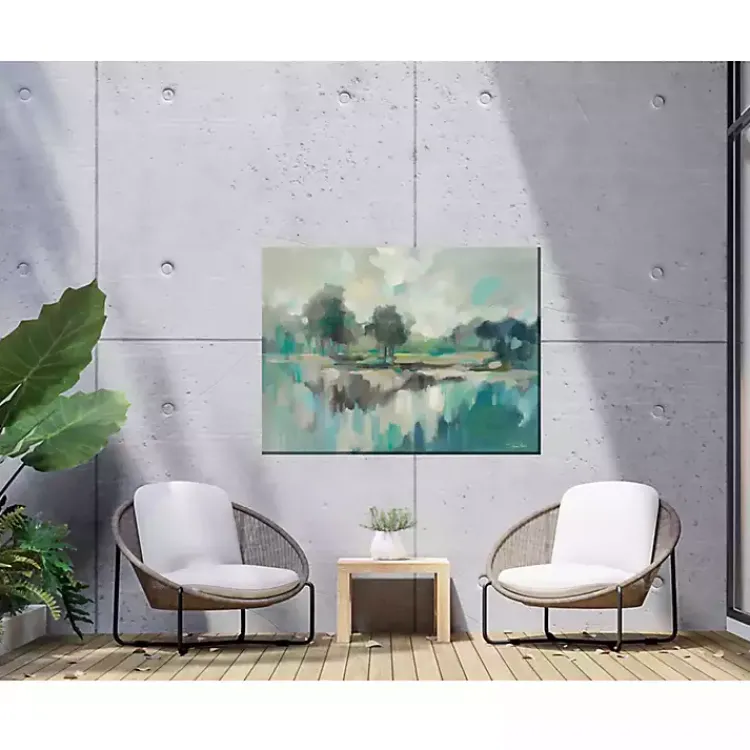 Outdoor Wall Decor-Kirklands Home Blue Day Outdoor Canvas Art Print