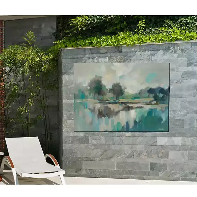 Outdoor Wall Decor-Kirklands Home Blue Day Outdoor Canvas Art Print