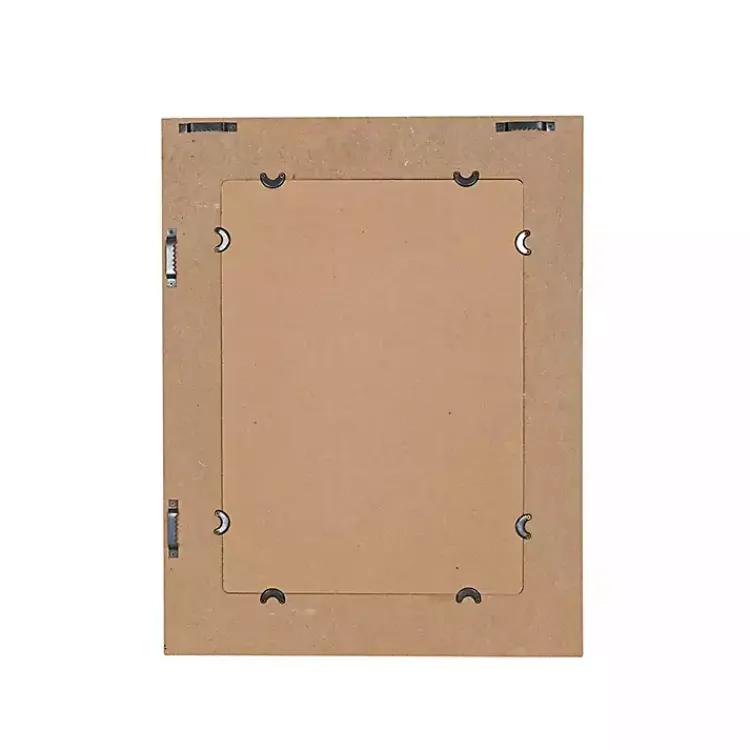 Decorative Mirrors-Kirklands Home Rustic Driftwood Striped Wall Mirror