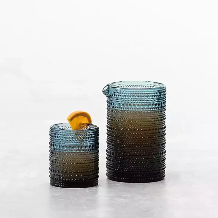 Glassware & Drinkware-Kirklands Home Fortessa Storm Jupiter Short Glasses, Set of 6 Blue