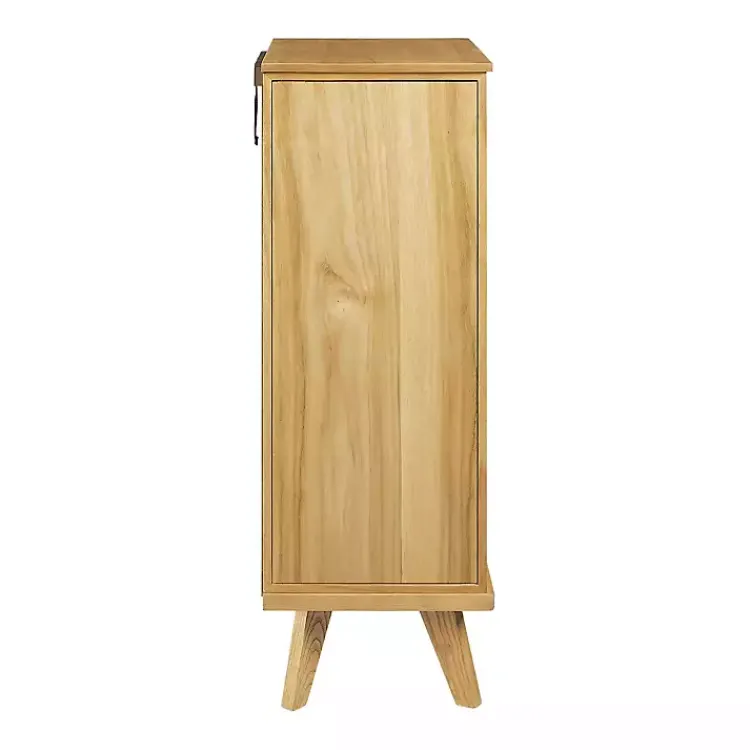 Dressers & Chests-Kirklands Home Natural Cane Jewelry Armoire Tan