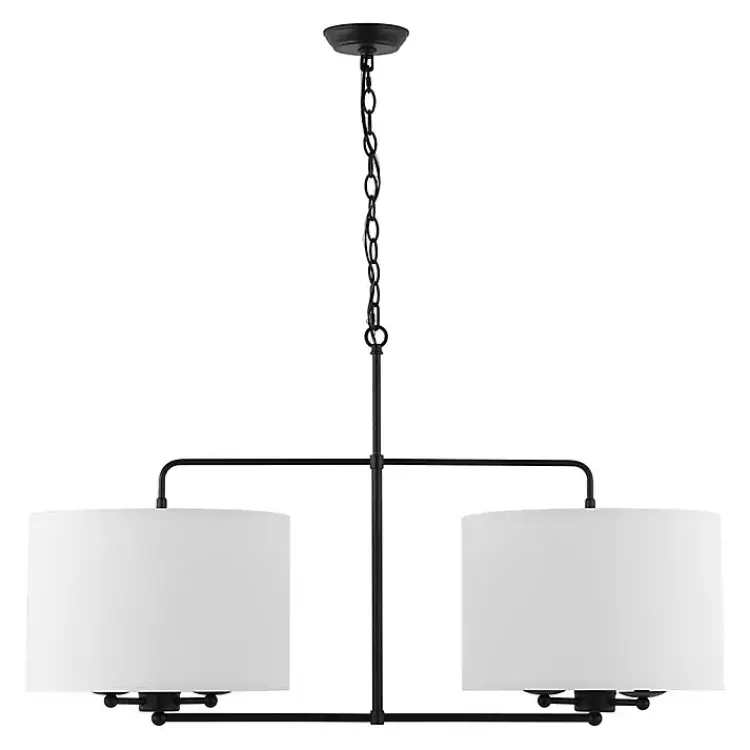 Chandeliers & Pendant Lighting-Kirklands Home Black Modern Cluster Chandelier