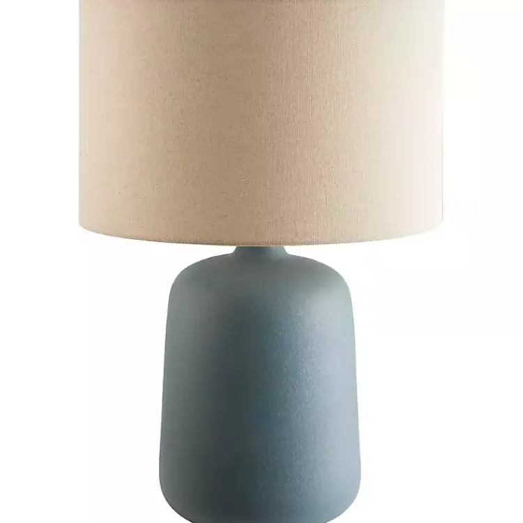 Table Lamps-Kirklands Home Harmonie Blue Ceramic Table Lamp Tan