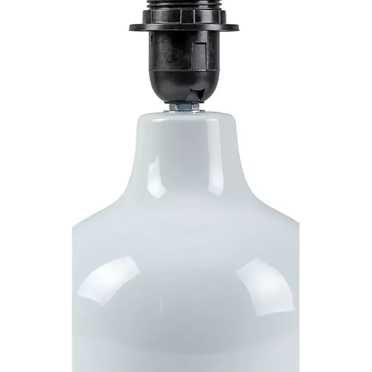 Table Lamps-Kirklands Home Stella Light Diminuta Woven Shade Table Lamp Blue