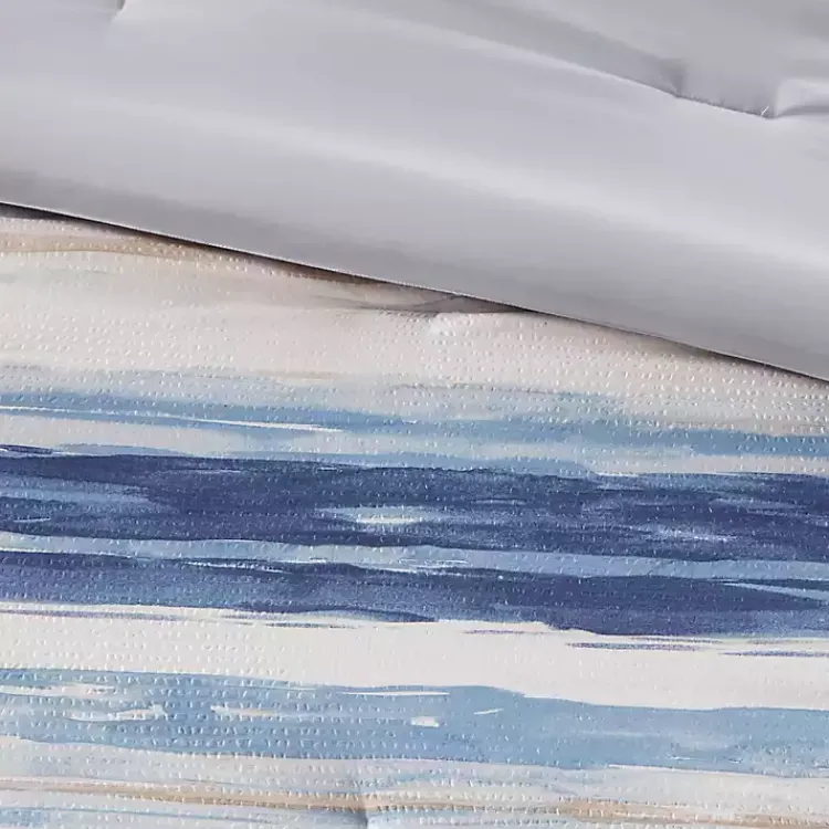 Comforters-Kirklands Home Blue Watercolor 8-pc. Full/Queen Comforter Set