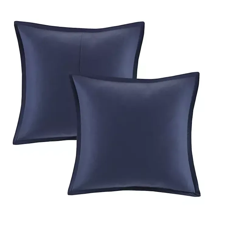 Comforters-Kirklands Home Blue Floral 7-pc. King Comforter Set