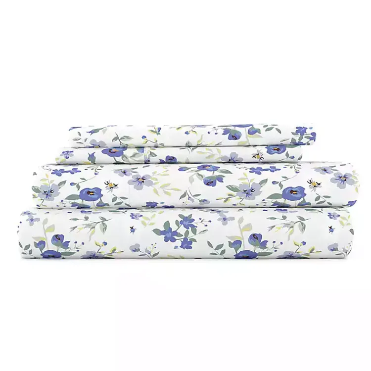 Bed Sheets-Kirklands Home Floral Farmhouse 4-pc. Full Sheet Set