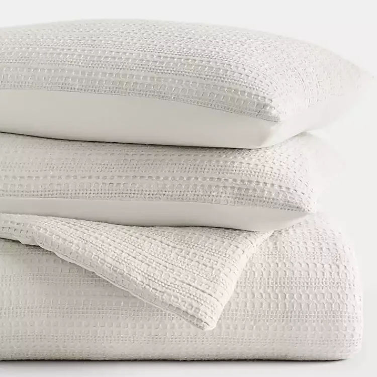 Comforters-Kirklands Home Dune Waffle Ultra-Soft 3-pc. Queen Comforter Set Tan