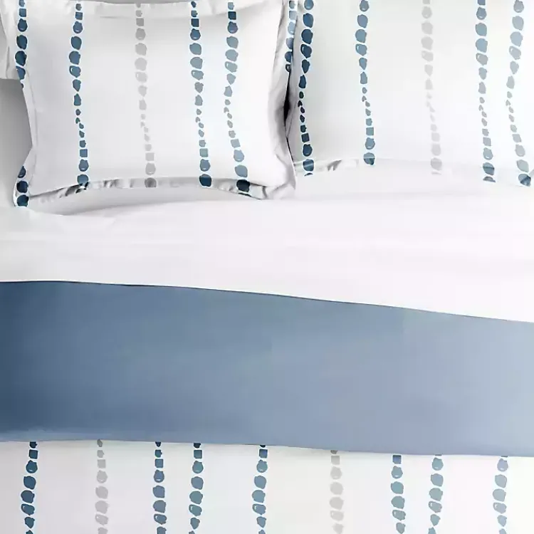 Duvets-Kirklands Home Navy Dots Reversible 2-pc. Twin Duvet Cover Set