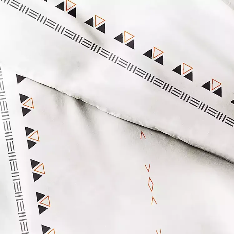 Duvets-Kirklands Home Bohemian Stripe 2-pc. Twin Duvet Cover Set White