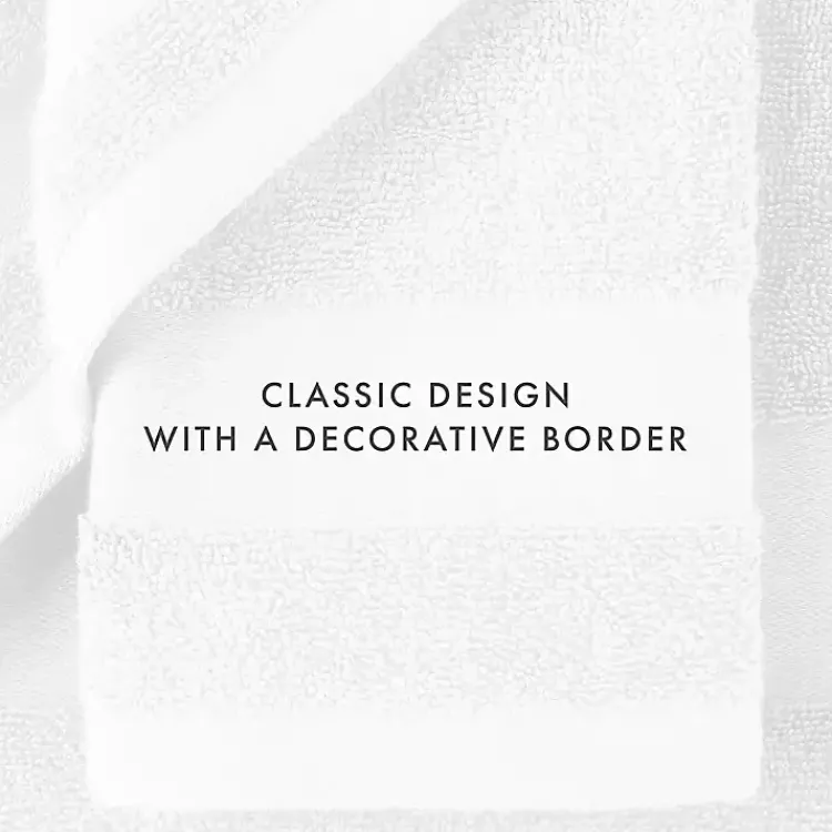 Bath Towels-Kirklands Home Essential Cotton Bath Towels, Set of 4 White