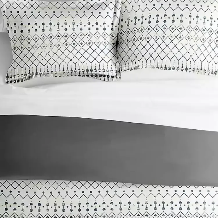 Duvets-Kirklands Home Gray Bohemian 2-pc. Twin Duvet Cover Set