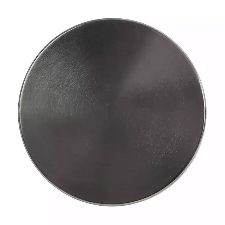 Accent & End Tables-Kirklands Home Round Zia Pewter Metal Accent Table Gray